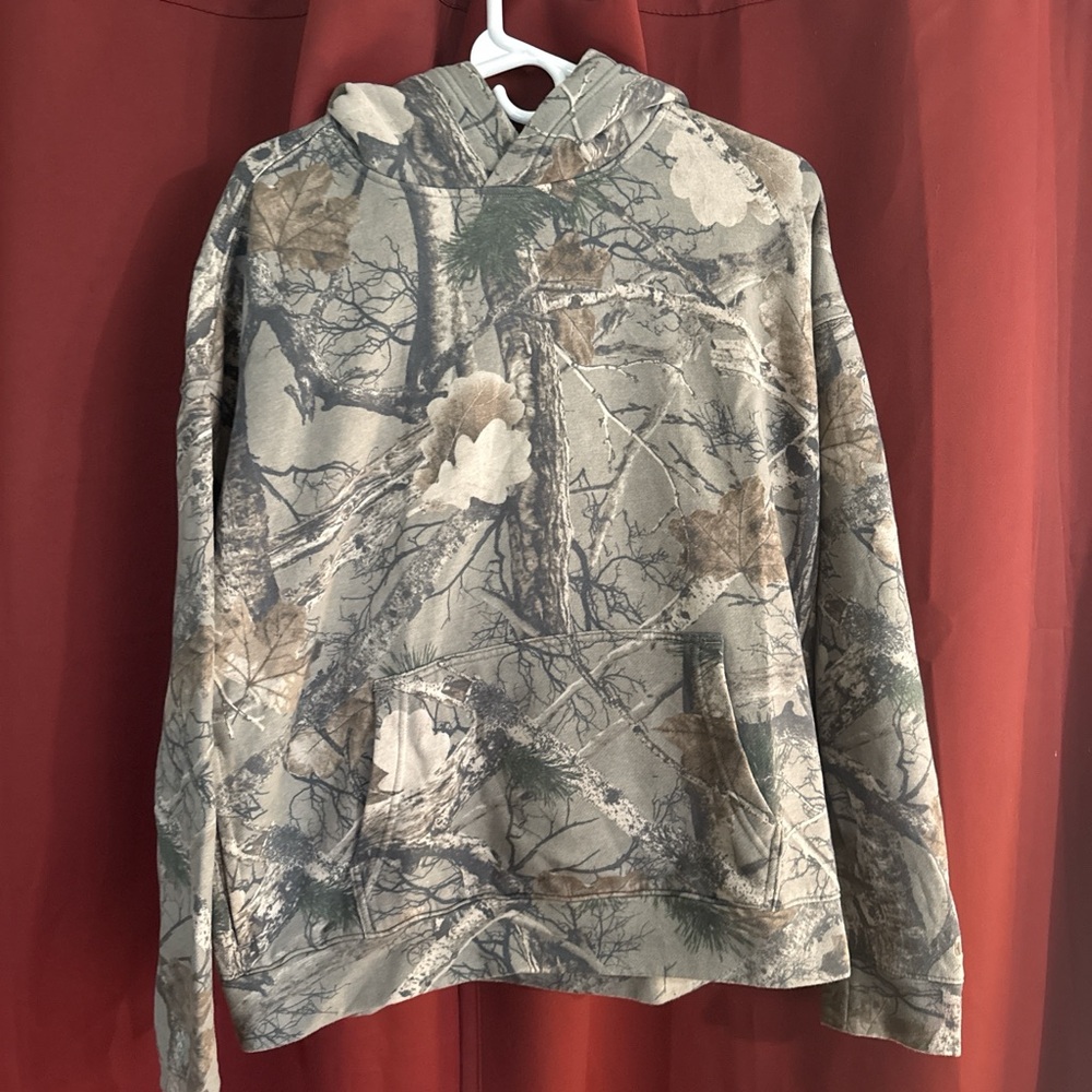 Hollister Boxy Fit Camouflage Hoodie